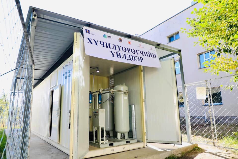 Орхон аймгийн БОЭТ-д 560.0 сая төгрөгийн өртөг бүхий хүчилтөрөгчийн үйлдвэр ашиглалтанд орлоо
